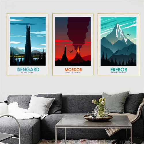 Erebor & Mordor & Isengard